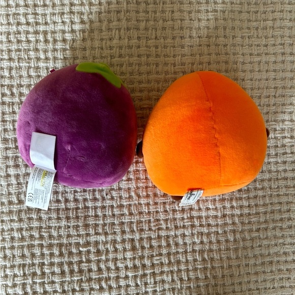 Lot  of 2 Squishmallows 5” - Eggplant & Sloth - Picture 5 of 6